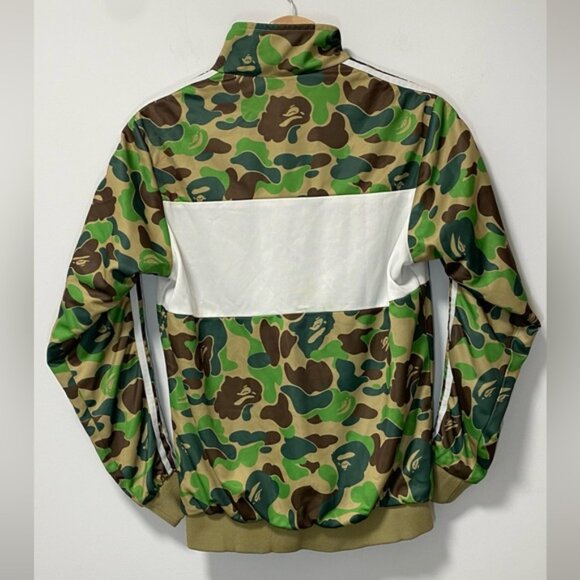 Adidas × BAPE Green Camo Track Jacket — Size M - Picture 5 of 12